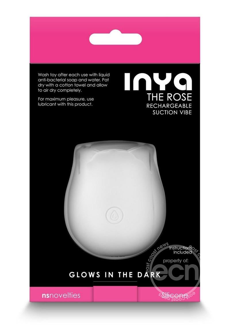 Inya The Rose Silicone Rechargeable Glow in the Dark Clitoral Stimulator