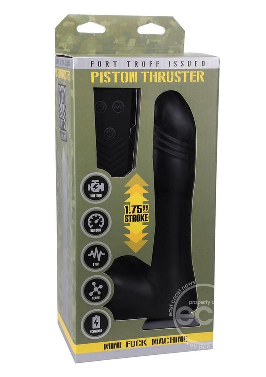 Fort Troff Piston Thruster Rechargeable Silicone Mini Machine Dildo (OPEN BOX)