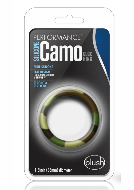 Performance Silicone Camo Cock Ring (Choose Color)