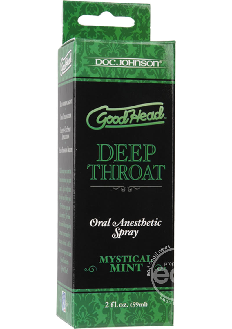 Good Head Deep Throat Oral Anesthetic Spray (Choose Flavor)