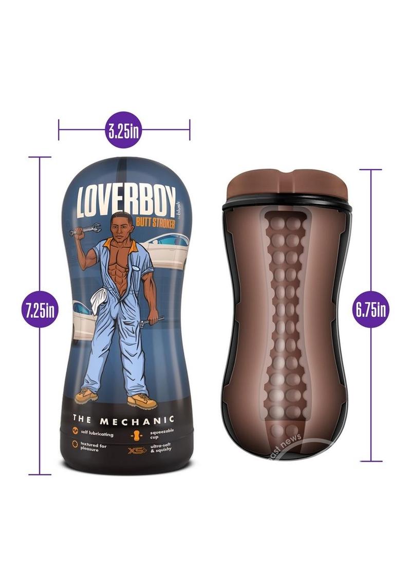 Loverboy Self Lubricating Butt Stroker (Choose color)