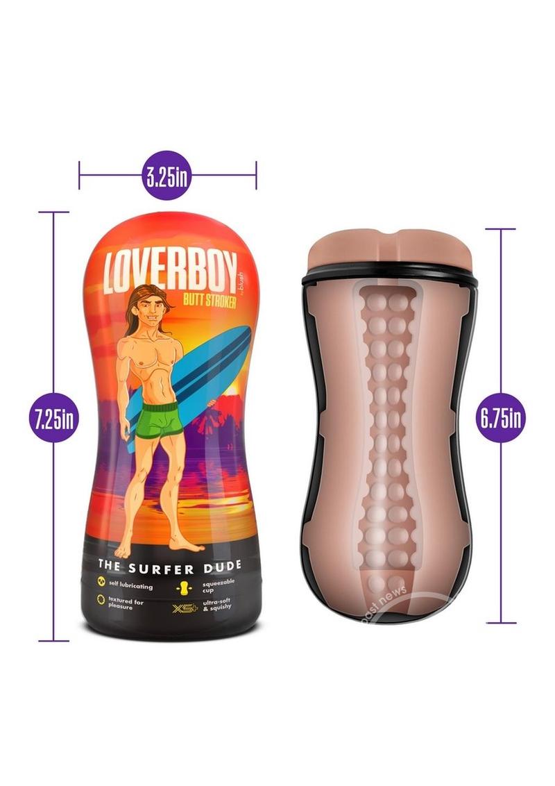 Loverboy Self Lubricating Butt Stroker (Choose color)