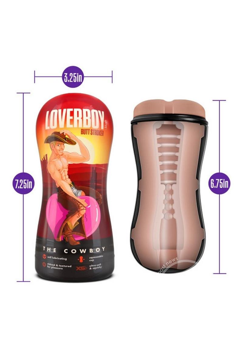 Loverboy Self Lubricating Butt Stroker (Choose color)