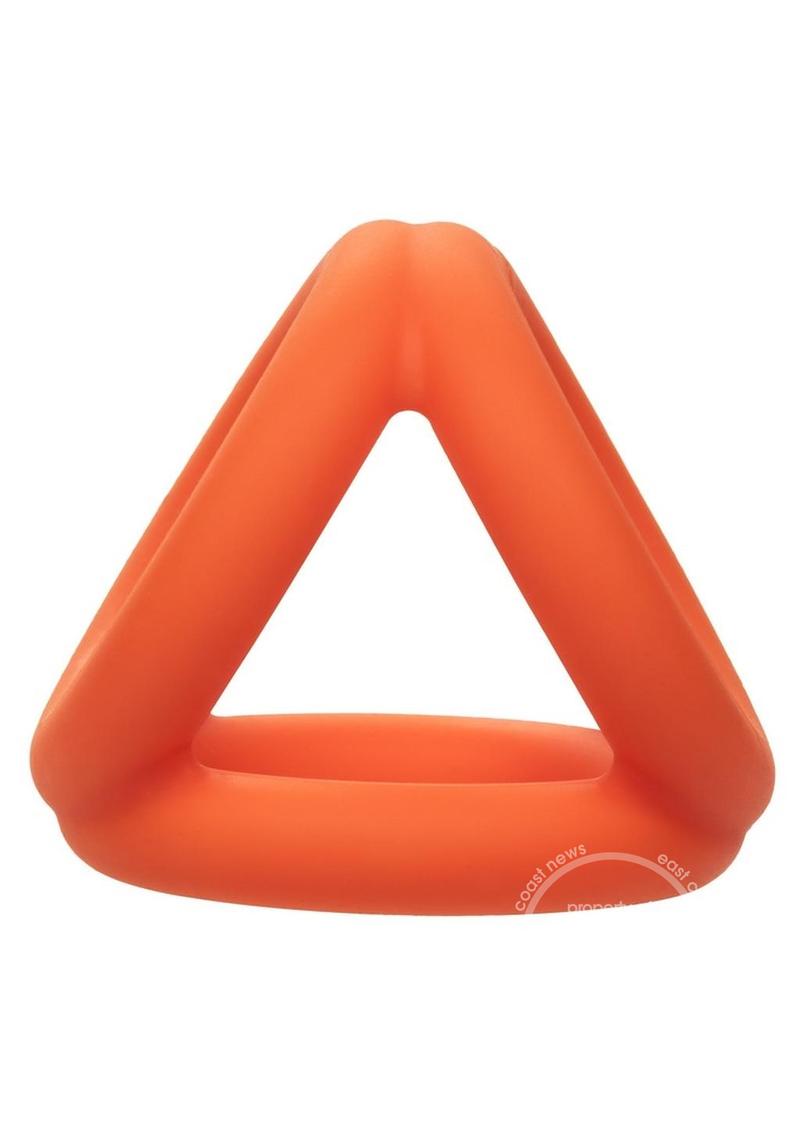 Alpha Liquid Silicone Tri-Ring- Orange