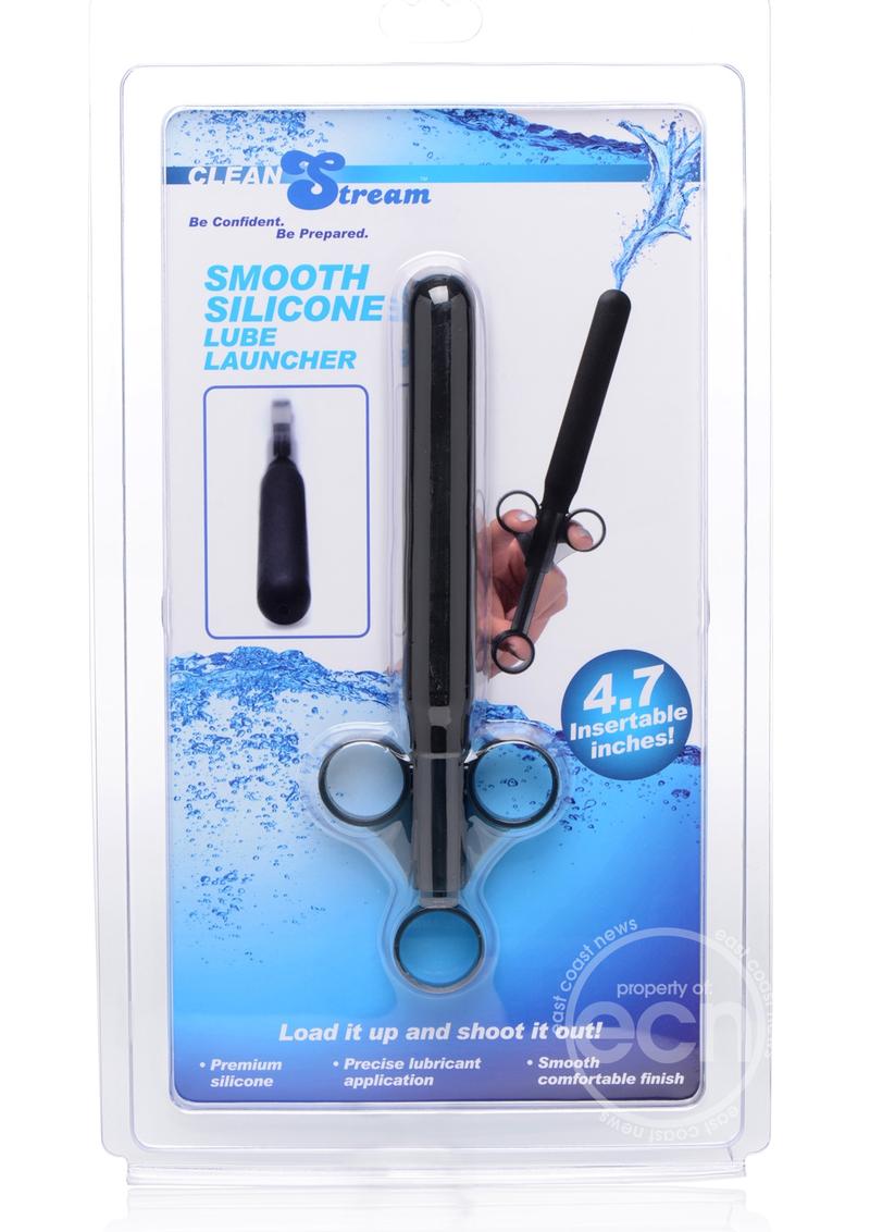 CleanStream Smooth Silicone Lubricant Launcher-Black