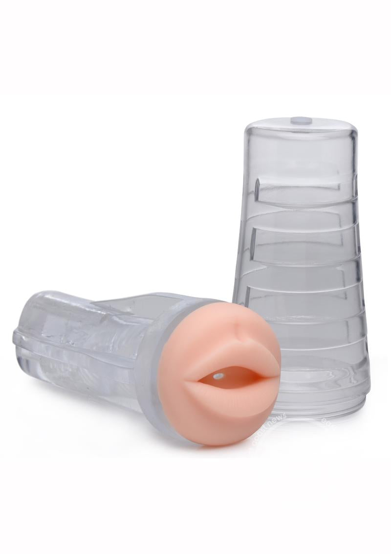 Jesse Jane Deluxe Signature Mouth Stroker-Vanilla