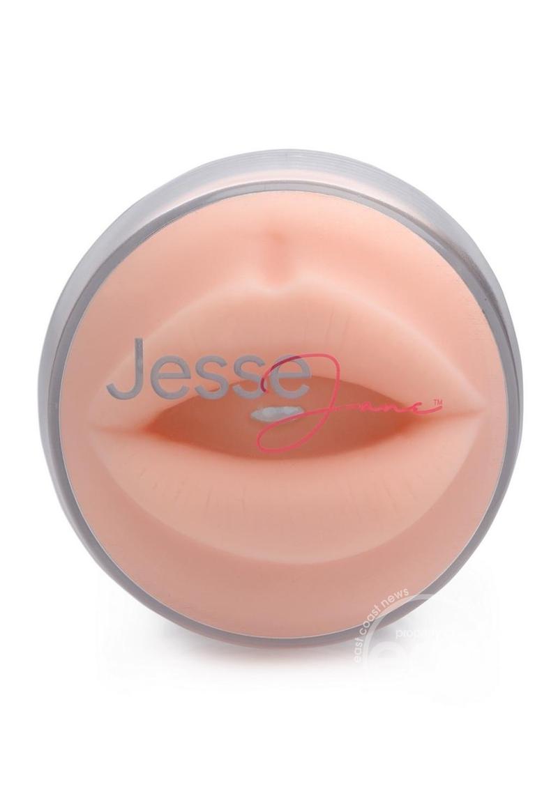 Jesse Jane Deluxe Signature Mouth Stroker-Vanilla