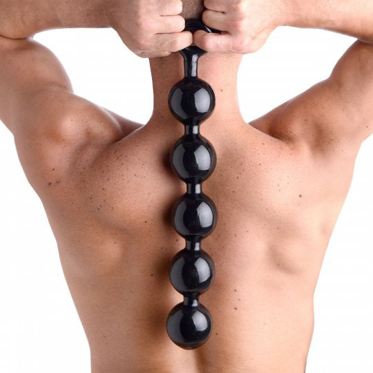 Master Series Black Baller Anal Beads