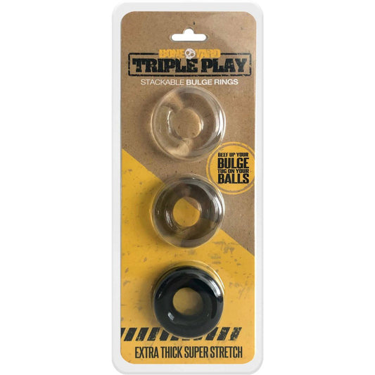 Boneyard Triple Play Cock Ring