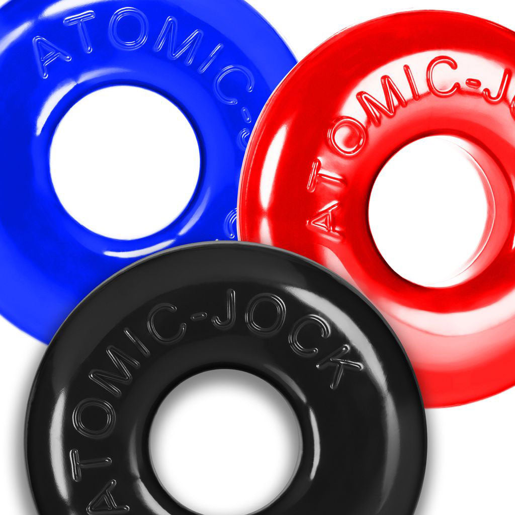 OXBalls Ringer Cockring 3 Pack- Small- Multicolor