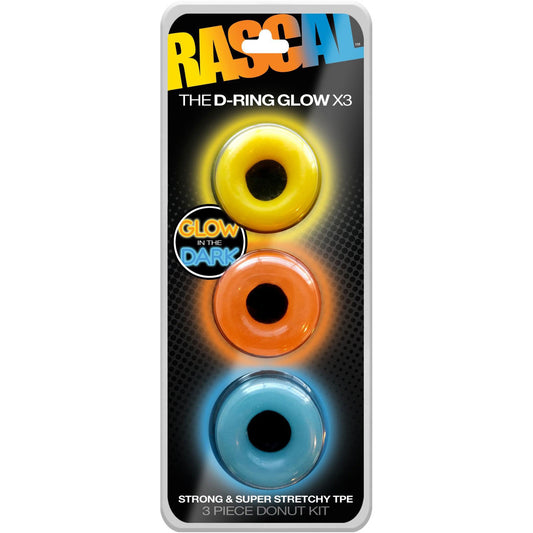 Rascal The D Ring Cock Ring Glow X3