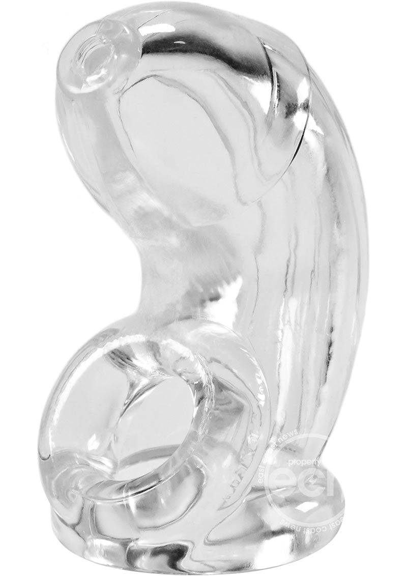 Oxballs Atomic Jock Cock Lock Chastity Cage- Clear