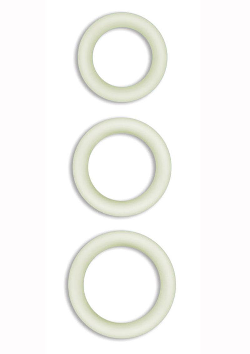 Firefly Halo Silicone Cock Ring Glow In the Dark (Choose size & Color)