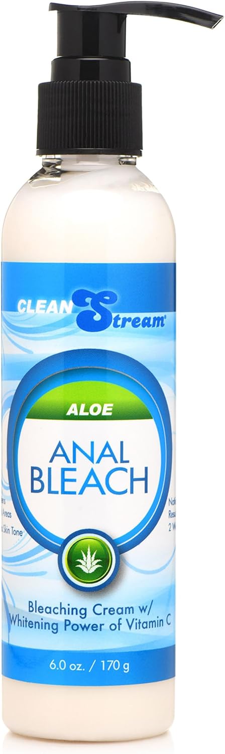 CleanStream Anal Bleach with Vitamin C and Aloe, White, 6oz