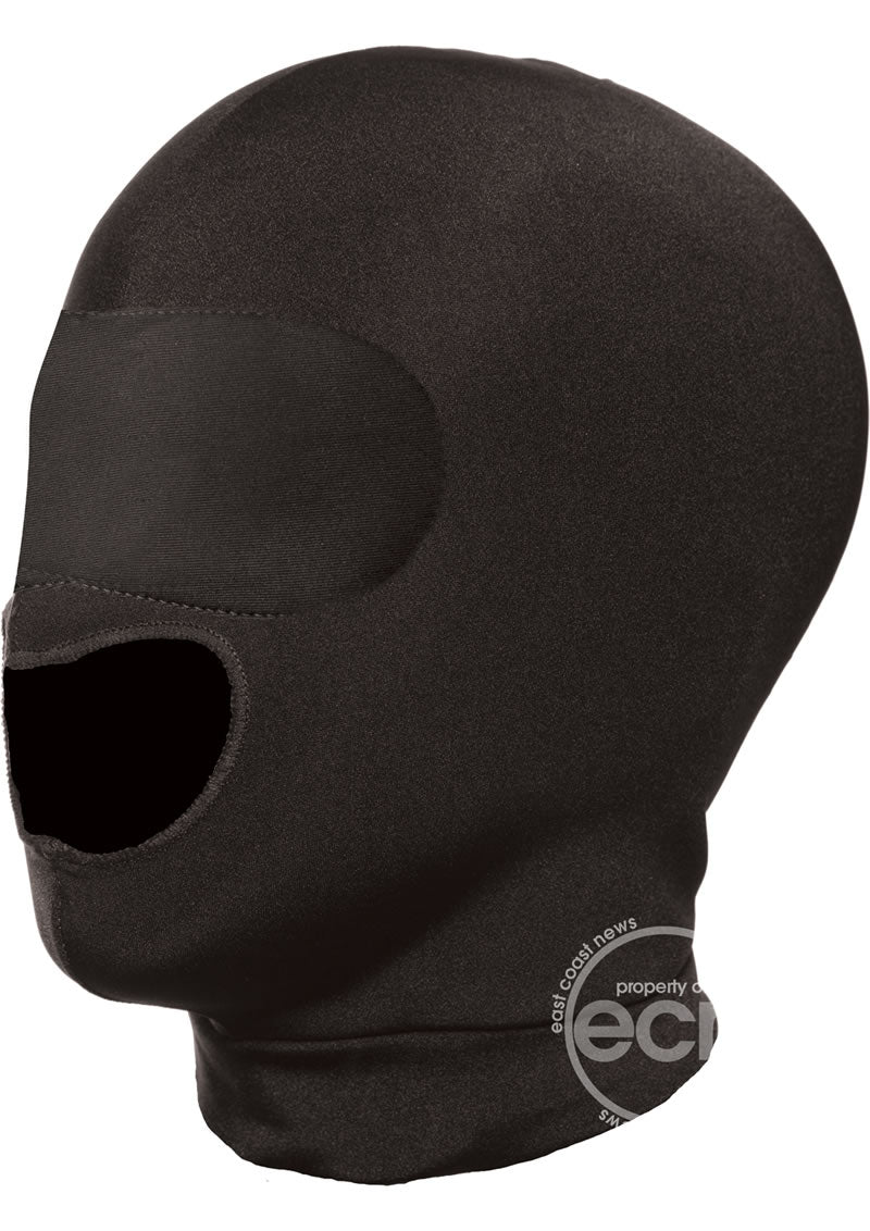 Master Series Blow Hole Open Mouth Spandex Hood-Black