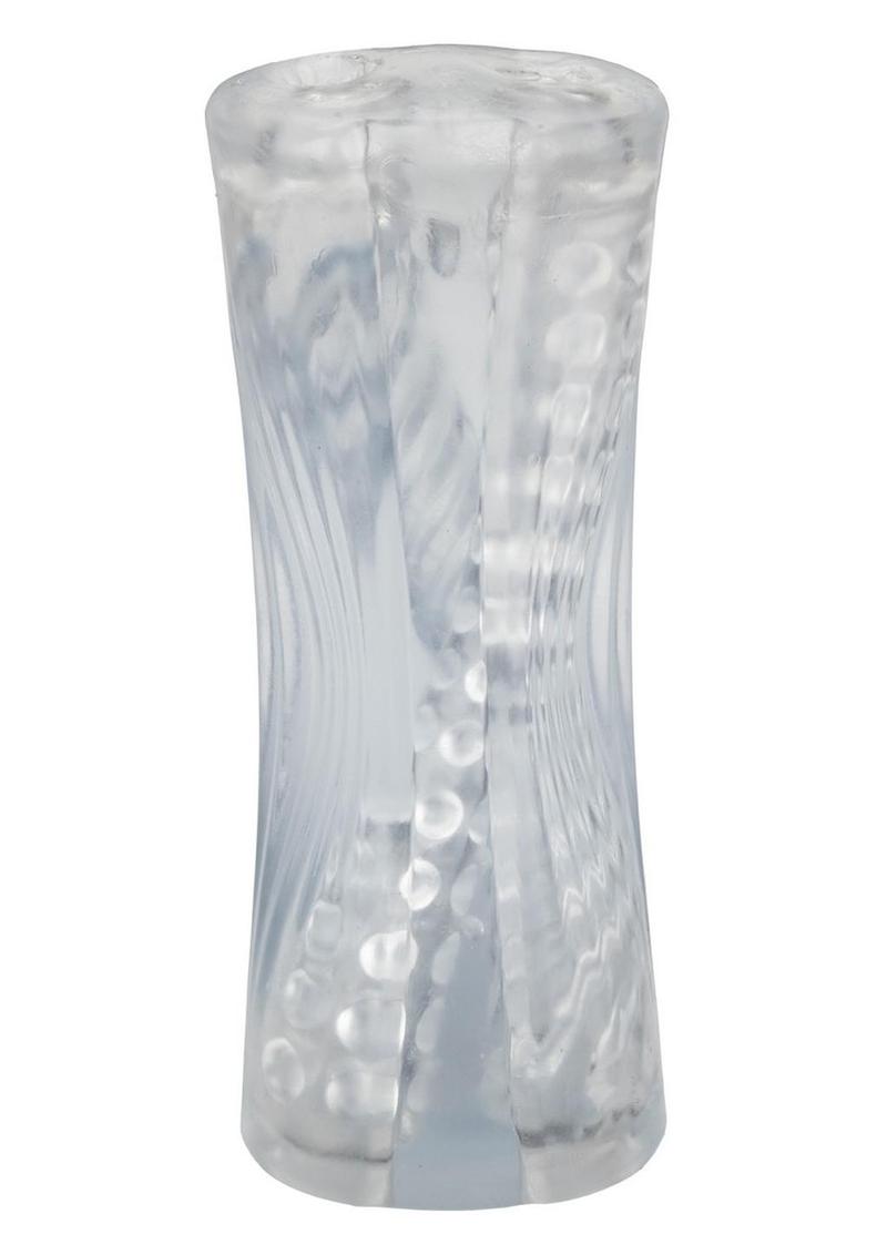 Cyclone Dual Ribbed Stroker XL- Clear