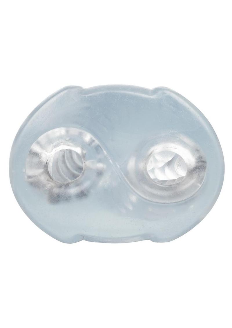 Cyclone Dual Ribbed Stroker XL- Clear