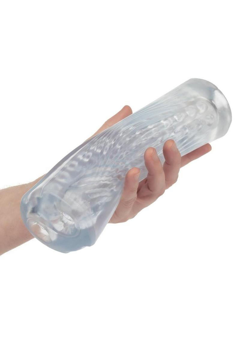 Cyclone Dual Ribbed Stroker XL- Clear