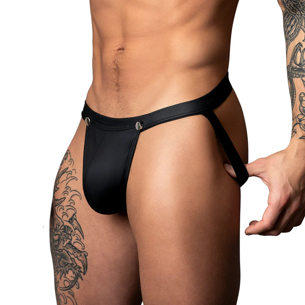 Male Power Oh Snap! Snap off Thong Black (Choose Size)