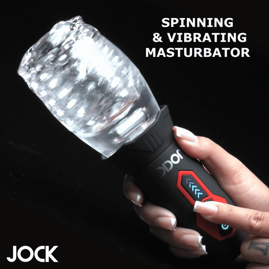 Jock Spinning and Vibrating Masturbator