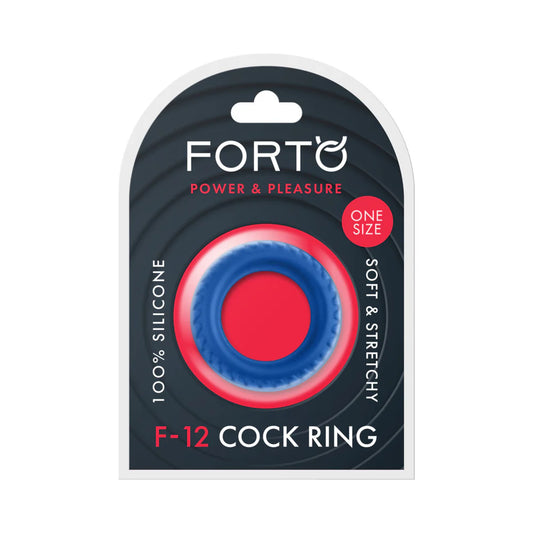 Forto F-12 Liquid Silicone Cockring 35mm (Choose Color)