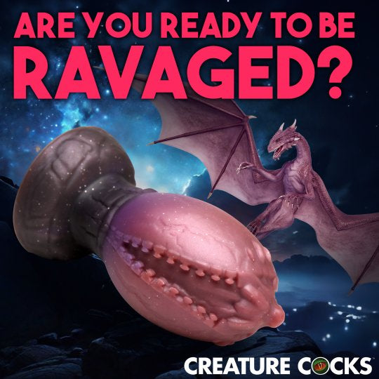 Creature Cocks Dragon Hatch Silicone Egg-Large