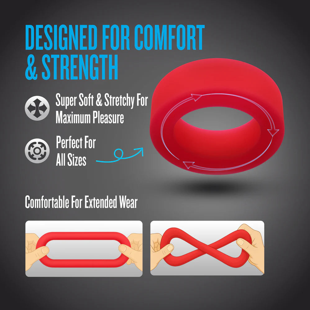 Performance Plus Pursuit Red Cock Ring