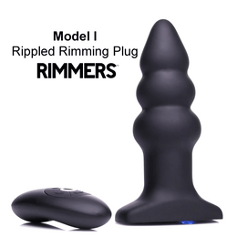 Rimmers Model I Rippled Rimming Plug with Remote