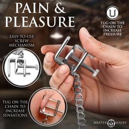 Master Series Pressure Vice Metal Nipple Clamps