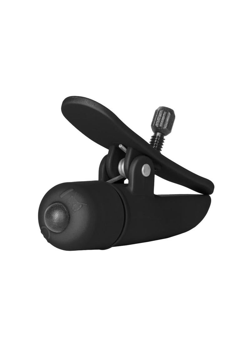 Nipple Play Nipplettes Vibrating Nipple Clamps- Black