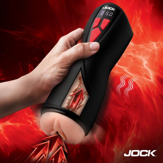 Jock Banger Sucking and Vibrating Pussy Masturbator