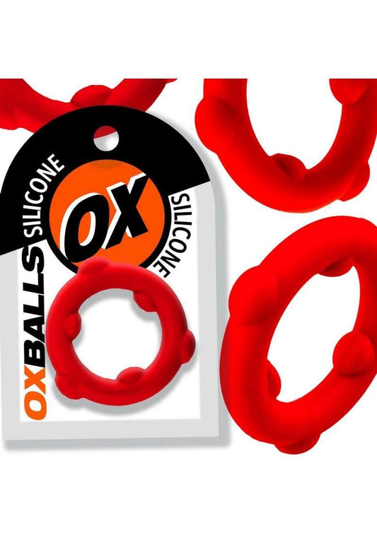Oxballs Spinner Single Silicone Cock Ring (Choose Color) In Stock Oct 14th