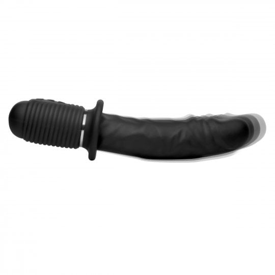 LoveBotz Mega Pounder Hand Held Thrusting Silicone Dildo