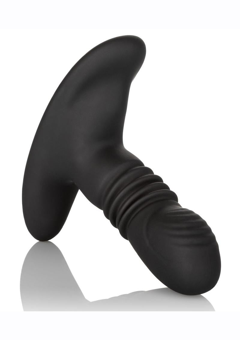 CalExotics Eclipse Thrusting Rotator probe Silicone Rechargeable Vibrating Butt Plug