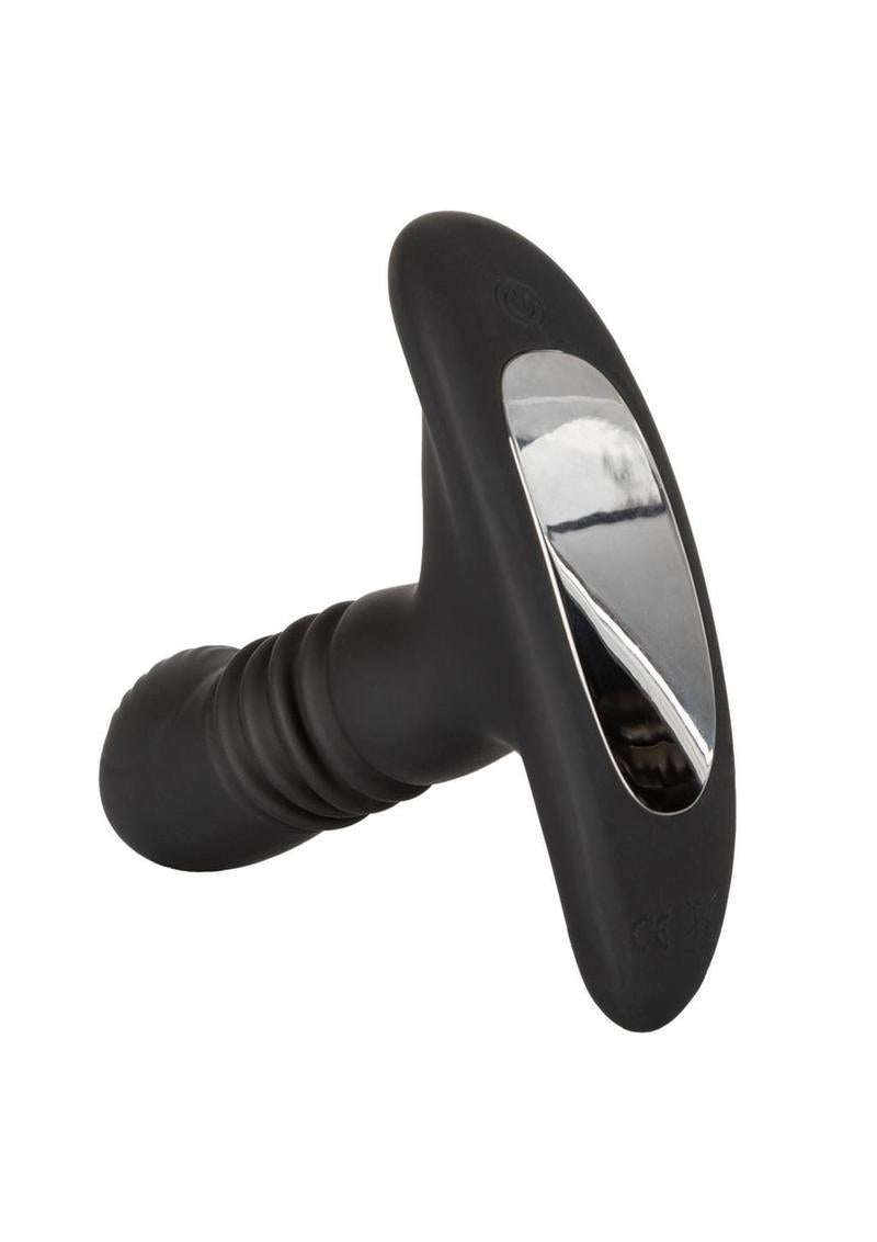 CalExotics Eclipse Thrusting Rotator probe Silicone Rechargeable Vibrating Butt Plug