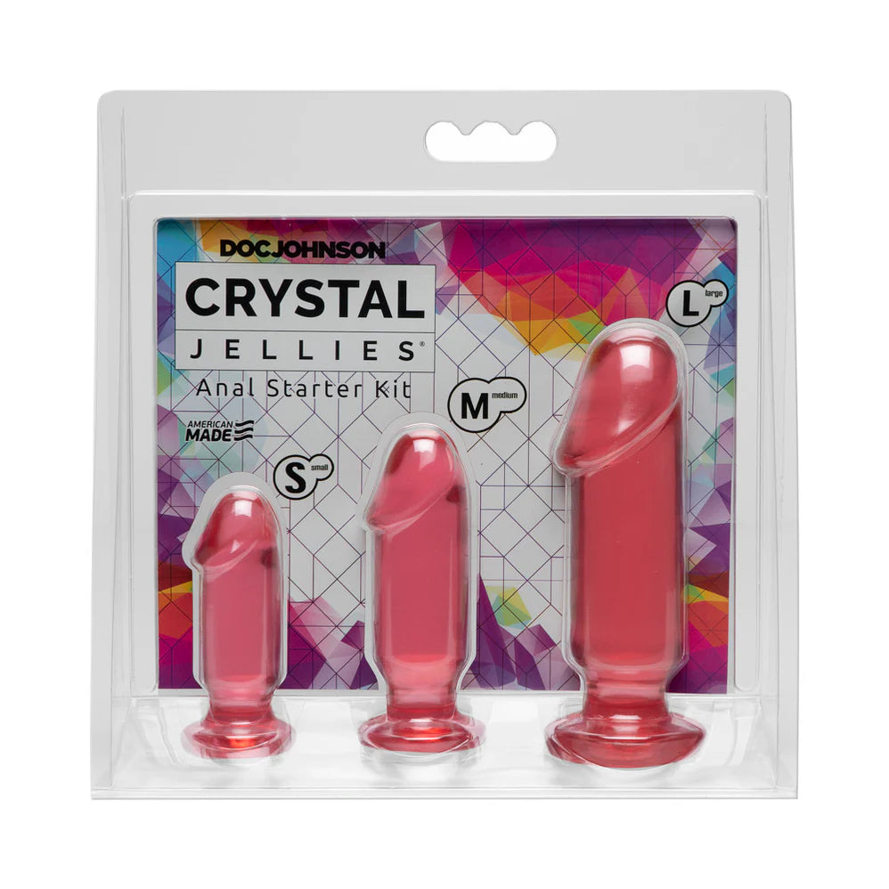 Crystal Jellies Anal Starter Kit Pink (In Stock Nov 3rd)