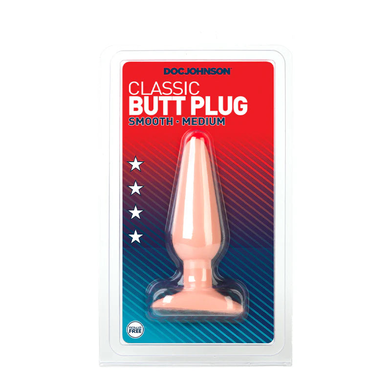 Doc Johnson The Classic Butt Plug Medium (Choose Color/Size) (