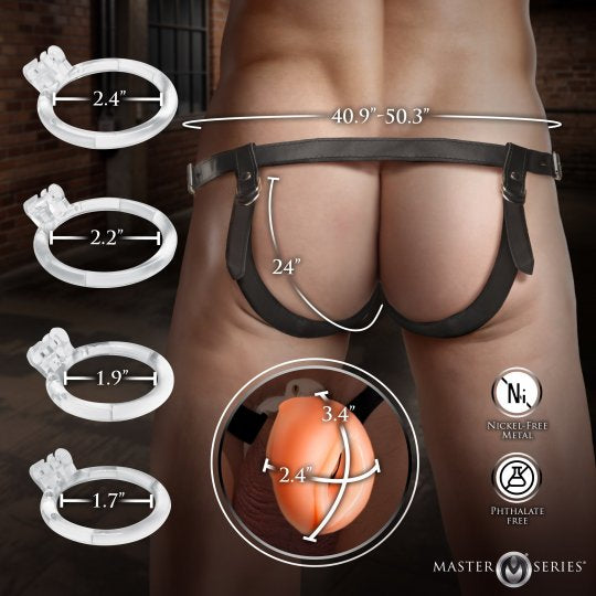 Master Series Pussy Chastity Cage- Light