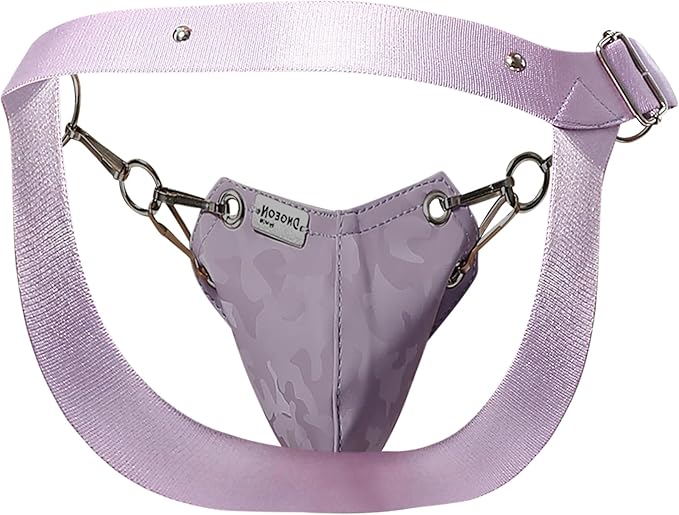 Male Basics DNGEON Snap Jock Strap Black O/S