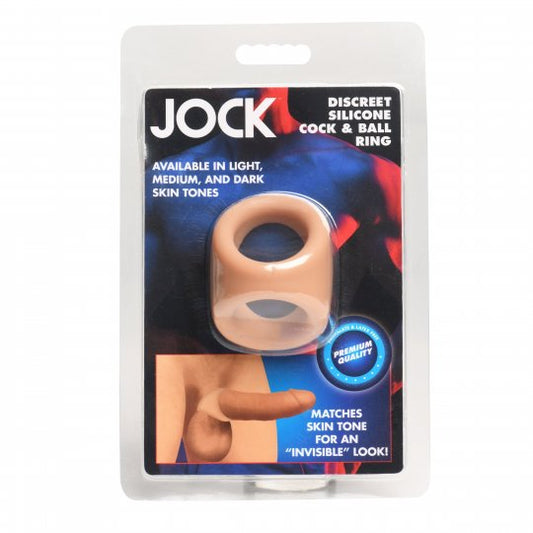 Jock Discrete Silicone Cock & Ball Ring (Choose Color)