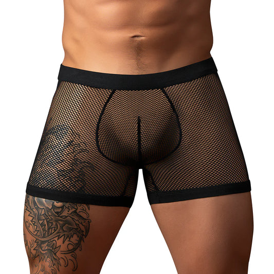 Male Power Fishnet 2.0 PCH Shorts Black (Choose Size)