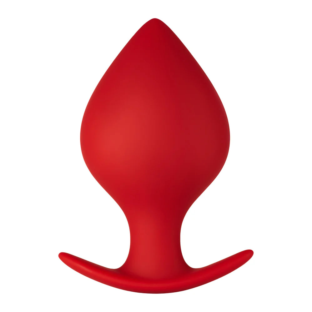 Forto F-60 Spade Silicone Anal Plug Red (Choose Size)