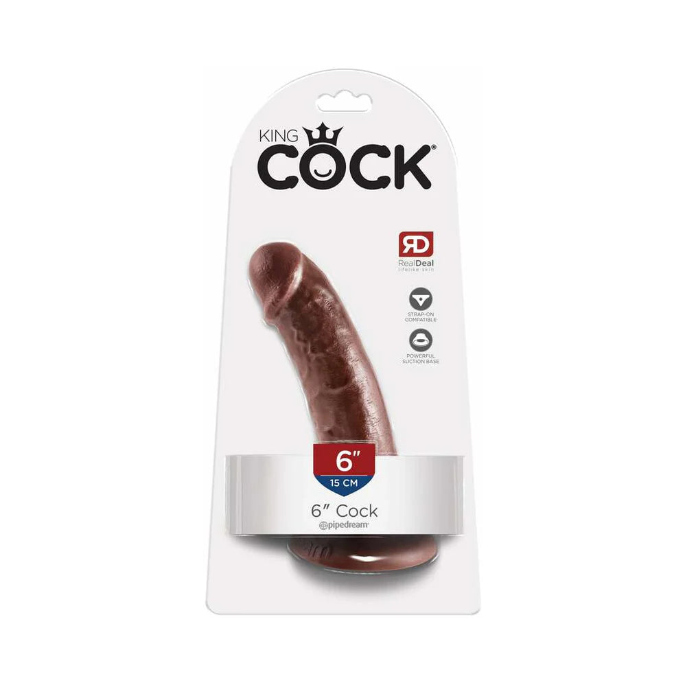 King Cock Dildo 6” (Choose Color)