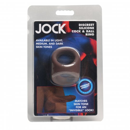 Jock Discrete Silicone Cock & Ball Ring (Choose Color)