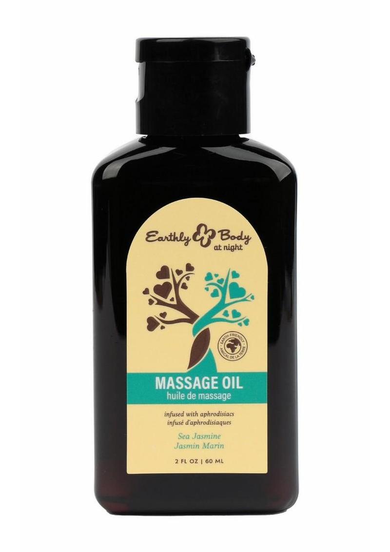 Earthly Body at Night Aphrodisiac Collection Massage Oil 2oz (Choose Scent)