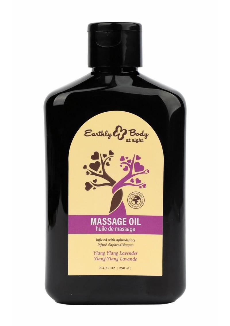 Earthly Body at Night Aphrodisiac Collection Massage Oil 2oz (Choose Scent)