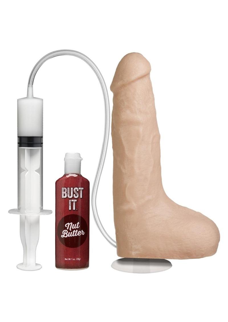 Bust It Squirting Dildo 8.5” Vanilla