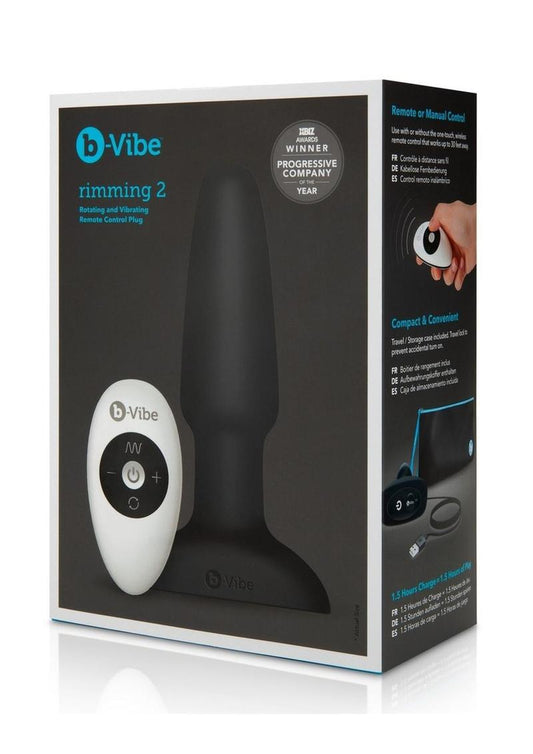 B-Vive Rimming Plug 2 Rechargeable Silicone Anal Plug