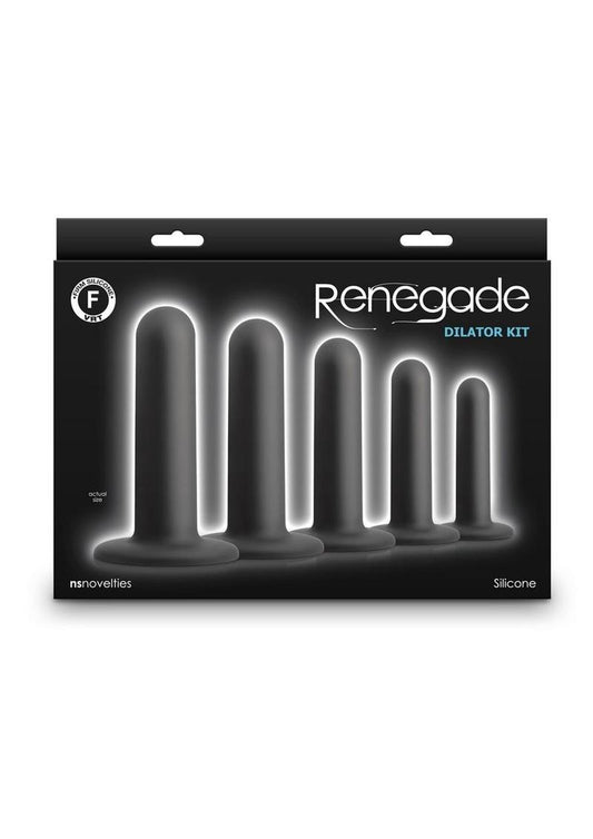 Renegade Silicone Dilator Kit with Suction Cups (5 Piece)