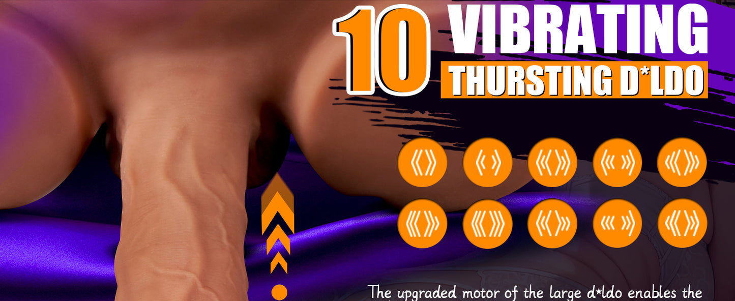 11 LB Thrusting Vibrating Torso Sex Doll